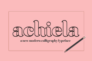 Achiela Family: A Bold Sans Serif for Editorial Design