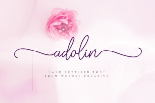 Adolin: A Script Handwritten Font for Creative Campaigns