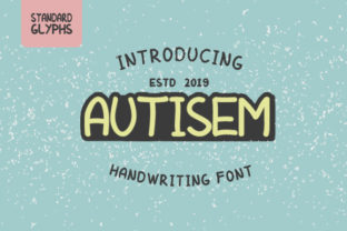 AUTISEM: A Bold Script Font for Editorial Design