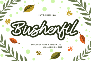 Bushenfil: The Script Handwritten Font That Elevates Your Digital Brand