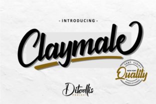 Claymale: A Unique Script Handwritten Font with Personality