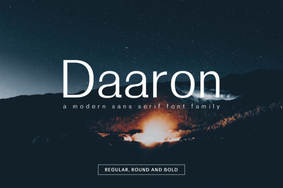 Daaron Family: A Sans Serif Font for Modern Web Design