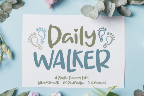 Daily Walker: A Script Font That Breathes Life Into Editorial Design