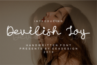 Devilish Joy: The Handwritten Font That Elevates Your Brand