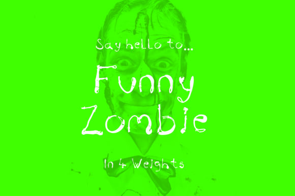 Funny Zombie Font: A Bold Script for Creative Projects