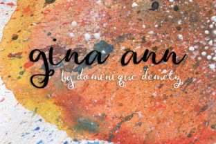 Gina Ann: A Script Handwritten Font for Bold Editorial Design