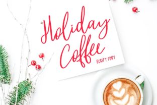 Holiday Coffee: A Script Font with Personality and Flexibility