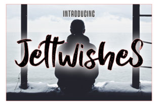 Jettwishes: A Bold Handwritten Font for Creative Product Design
