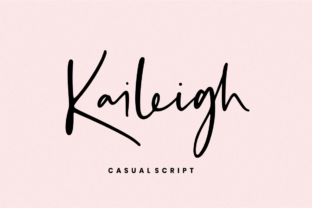 Kaileigh: A Script Handwritten Font for Creative Branding