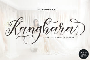 Kanghara: A Script Font for Elegant Editorial Design