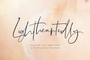 Lightheartedly: A Script Font for Timeless Branding