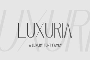 Luxuria: The Premium Sans Serif Font for Sophisticated Digital Design
