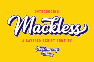 Mackless: A Bold Script Font for Creative Branding