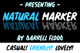 Natural Marker: A Font That Elevates Your Brand’s Visual Story