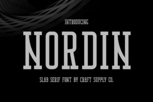 Nordin: A Serif Font That Elevates Every Handmade Design