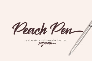 Peach Pen: A Script Font with Elegant Sophistication