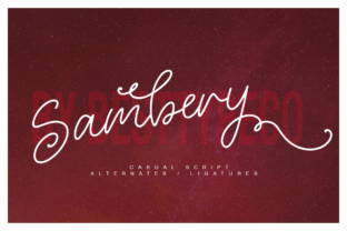 Sambery: A Script Handwritten Font for Creative Branding
