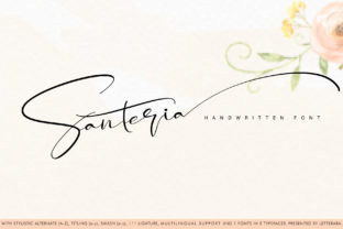 Santeria: A Script Handwritten Font for Modern Web Design