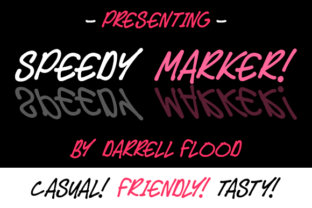 Speedy Marker: The Bold Script Font That Elevates Your Brand