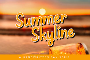 Summer Skyline: A Script Handwritten Font for Campaign Creativity