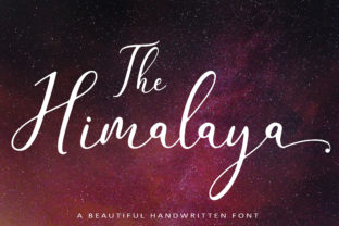 The Himalaya: A Script Font That Breathes Life into Handmade Creations