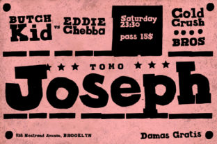 TOMO Joseph: The Bold Serif Font That Elevates Your Brand