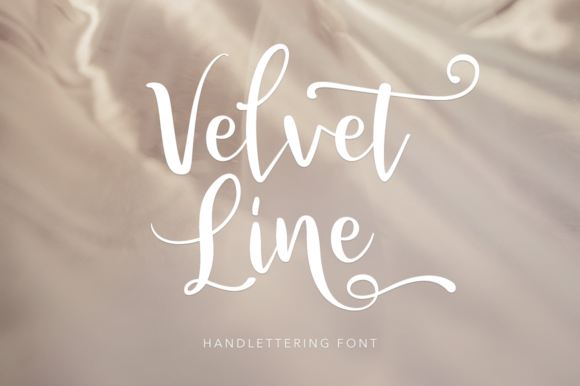 Velvet Line: A Script Handwritten Font for Beautiful, Readable Craft Projects