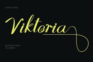 Viktoria: A Script Font That Elevates Editorial Design