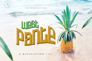 West Pante: A Bold Font for Creative Crafters and Printables