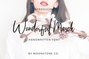 Wonderful March: A Script Font for Elegant Digital Branding