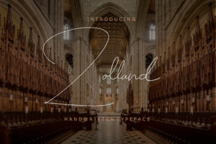 Zolland: A Font for Elegant Storytelling